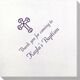 Ornate Cross Bamboo Luxe Napkins Image 3 of 4
